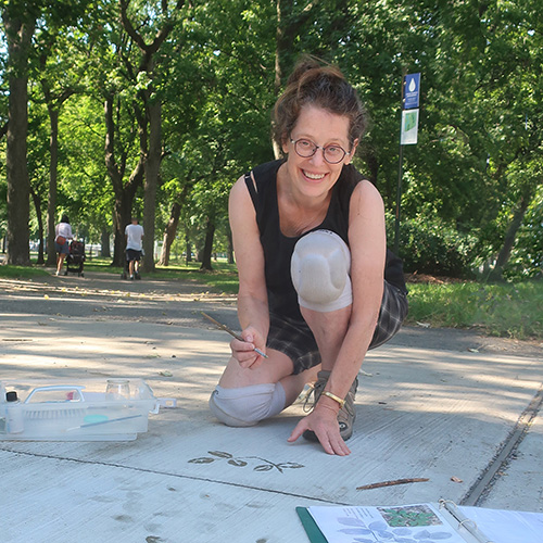 L'artiste Loren Williams