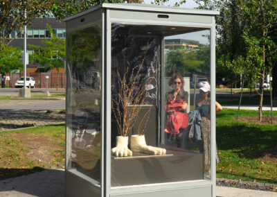 Œuvres de l'artiste Fanny Mesnard exposées au Technopôle Angus
